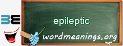 WordMeaning blackboard for epileptic